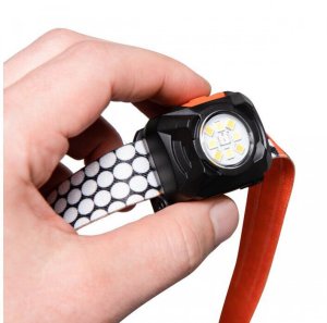 Latarka MacTronic Latarka czołowa, czołówka Rebel pomarańczowa AHL0061 USB-C 5