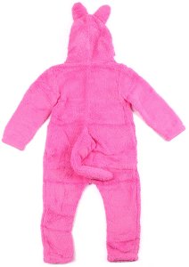 COGIO Strój LABUBU, kostium naśladujący futro, piżama LAFUFU z ogonkiem, rozmiary: 110-140 różowy 120 12