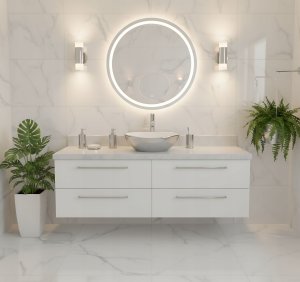 Umywalka nablatowa Basaro Hera 2