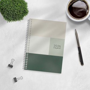 Mayland-Burde kalendarz tygodniowy w poziomie z teksturowanym wykończeniem 2026 2