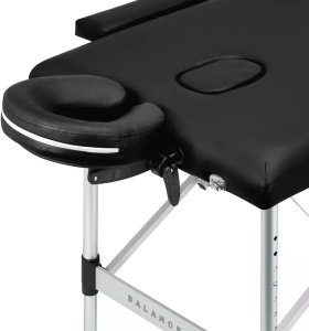 Activeshop Balance stół składany do masażu aluminiowy 2 segmenty czarny 2