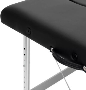 Activeshop Balance stół składany do masażu aluminiowy 2 segmenty czarny 3