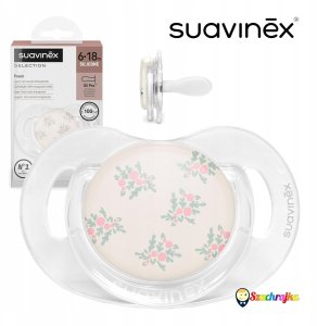 Suavinex 308932-SMOCZEK Fizjologiczny SX PRO SILIKONOWY 6-18M RÓŻÓWY POETRY 7
