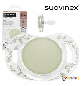Suavinex 308931-SMOCZEK fizjologiczny SX PRO SILIKONOWY 0-6M ZIELONY POETRY 2