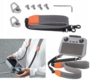 SunnyLife Szelki Uchwyt Pasek Mocowanie na Szyję do Pilota DJI RC 1 2 PRO 2 PLUS 2 / GS014-H 2