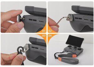 SunnyLife Szelki Uchwyt Pasek Mocowanie na Szyję do Pilota DJI RC 1 2 PRO 2 PLUS 2 / GS014-H 8