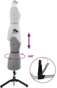 vidaXL Kobieca Regulowana Forma Sukienki Szary s Aksamit 7