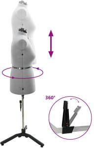 vidaXL Kobieca Regulowana Forma Sukienki Szary l Aksamit 7