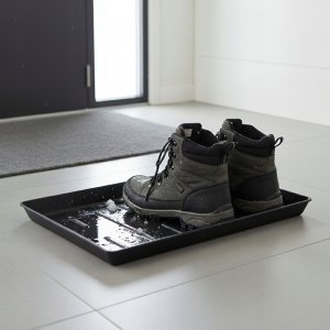 Home Styling Collection Ociekacz na buty NIU, 3 plastikowe tacki, 35 x 27 x 3 cm 2