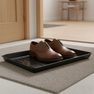 Home Styling Collection Ociekacz na buty NIU, 3 plastikowe tacki, 35 x 27 x 3 cm 3