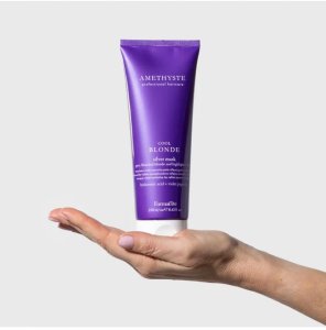 Ronney FARMAVITA_Amethyste Cool Blonde Silver Mask maska do włosów blond, siwych i rozjaśnianych 250ml 2