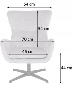 Krzesło biurowe Kontrasto Martin Szare 6