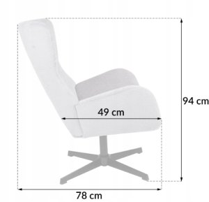 Krzesło biurowe Kontrasto Martin Szare 7