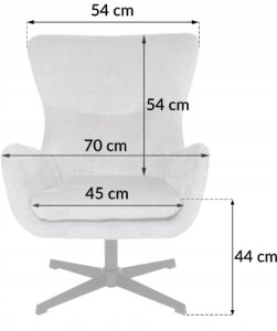 Krzesło biurowe Kontrasto Martin Beżowe 6