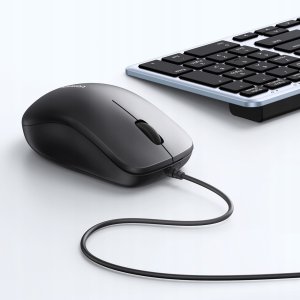 Mysz Ugreen Myszka przewodowa optyczna - czarna 3
