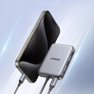 HUB USB Ugreen Hub USB-C 7w1 HDMI USB-C USB-A SD/TF - szary 8