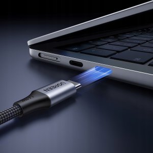 Kabel USB Ugreen USB-C - 2x USB-C 2 m Czarno-szary (6941876277339) 4