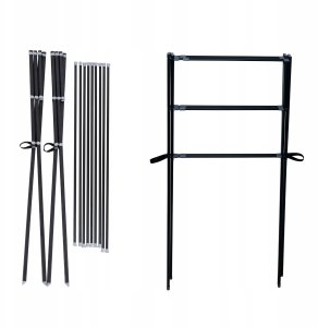 Rozkładana suszarka na pranie HARMEN, trzypoziomowa, 9 m 12