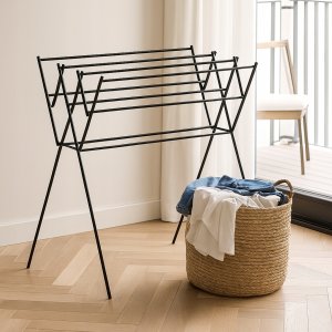 Rozkładana suszarka na pranie HARMEN, trzypoziomowa, 9 m 2