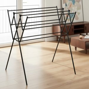 Rozkładana suszarka na pranie HARMEN, trzypoziomowa, 9 m 7