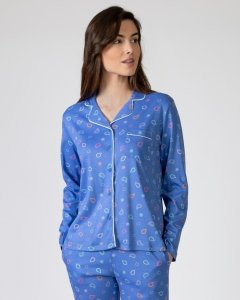 Piżama damska rozm. S P751214 T04 Blue 5