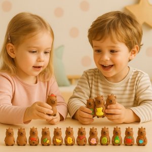 Figurka Kapibary Brelok Niespodzianka Karty W Puszce 4