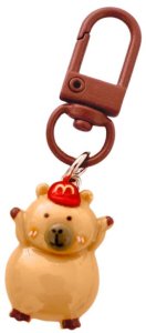 Zestaw Mini Breloczki Kapibara Figurki Ozdoby Do Kluczy 4 szt. 5