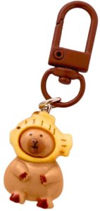 Zestaw Mini Breloczki Kapibara Figurki Ozdoby Do Kluczy 4 szt. 6