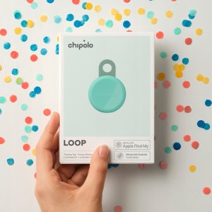Breloczek Chipolo LOOP – Rechargeable Bluetooth Tracker with Silicone Loop for iOS & Android, Mint 3