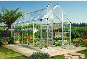 Palram Szklarnia Ogrodowa z Poliwęglanu 701782 3,65 x 1,85 m x 208 cm Tunel Canopia 3