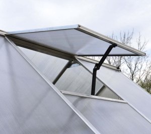 Palram Szklarnia Ogrodowa 701781 3,65 x 1,85 m x 208 cm Mocny Wytrzymały Tunel 3