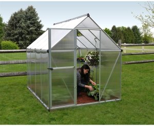 Palram Szklarnia Ogrodowa 701549 246 x 185 m x 208 cm Mocna z poliwęglanu tunel 3