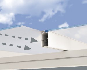 Palram Zadaszenie tarasu Sierra 4200 biały poliwęglanowy 299 x 434 x 305cm 2