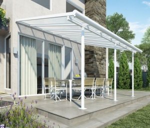 Palram Zadaszenie tarasu Sierra 4200 biały poliwęglanowy 299 x 434 x 305cm 6