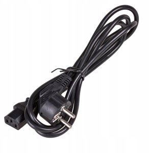Akyga Kabel zasilający PC CEE 7/7 / IEC C13 AK-PC-01S CU 3x1.5mm 1.5m 2