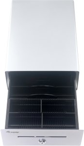 Equip Szuflada kasowa na 4 banknoty/4 monety RJ11 POS srebrny 2