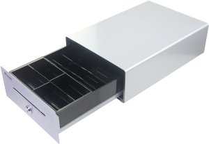 Equip Szuflada kasowa na 4 banknoty/4 monety RJ11 POS srebrny 4