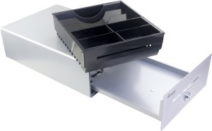 Equip Szuflada kasowa na 4 banknoty/4 monety RJ11 POS srebrny 5