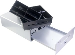 Equip Szuflada kasowa na 4 banknoty/4 monety RJ11 POS srebrny 6