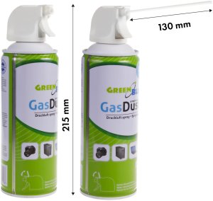 Sprężone powietrze GreenBlue GB400 400ml pistoletowy atomizer - pistol spray, 2 szt 3