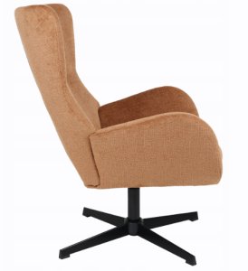 Fotel obrotowy MARTIN złoty szenil wygodny wypoczynkowy do domu biura 5