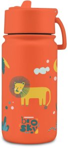 Brosky Ceglasta butelka na wodę dla dzieci w safari 450 ml 2