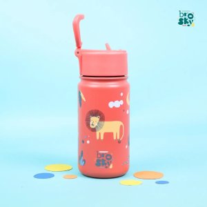 Brosky Ceglasta butelka na wodę dla dzieci w safari 450 ml 3