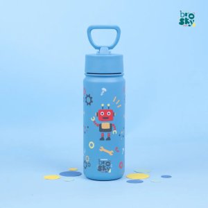 Brosky Butelka na wodę dla dzieci w morskim wzorze 550 ml 4