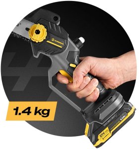 Piła łańcuchowa akumulatorowa mini pilarka Humberg HM-421 EDUKAMP 12