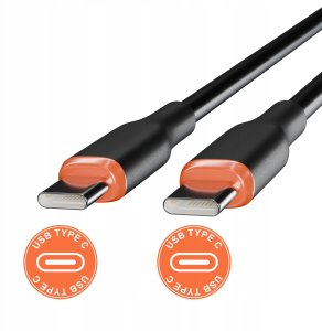 Kabel USB Vidvie SZYBKI KABEL USB TYP-C PRZEWÓD MOCNY SZYBKIE ŁADOWANIE 60W 1m 3