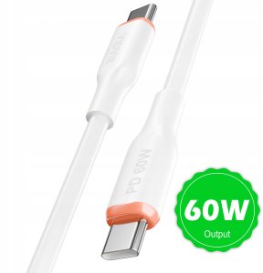 Kabel USB Vidvie SZYBKI KABEL USB TYP-C PRZEWÓD MOCNY SZYBKIE ŁADOWANIE 60W 1m 5