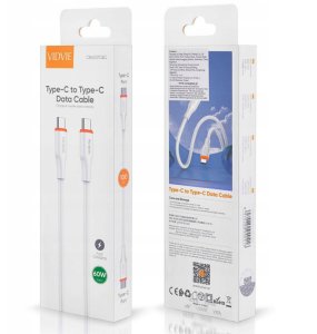 Kabel USB Vidvie SZYBKI KABEL USB TYP-C PRZEWÓD MOCNY SZYBKIE ŁADOWANIE 60W 1m 7