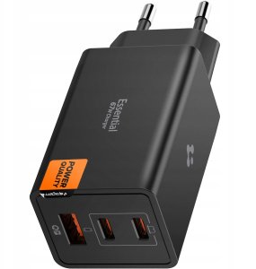 Ładowarka Spigen ESSENTIAL EE673EU 3-PORT NETWORK CHARGER 67W BLACK 2