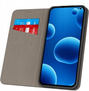 Etui z klapką do Samsung Galaxy S10 Zamykane Czarne Futerał 2